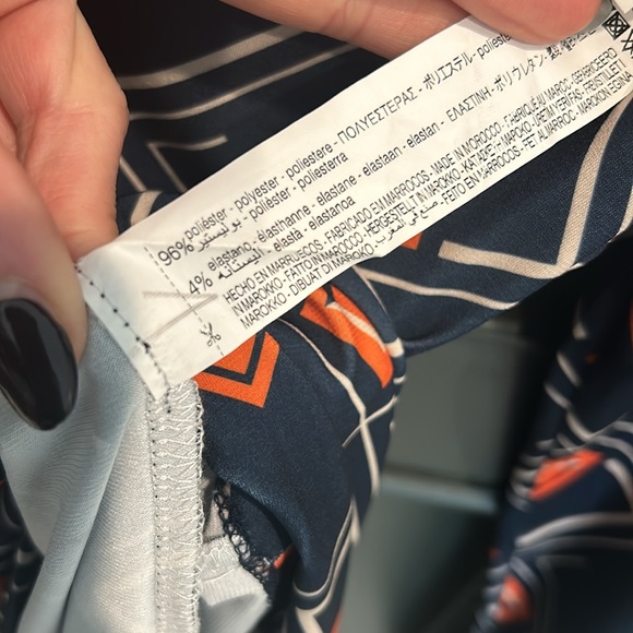 Zara Long Sleeve Geometric Dress - Picture 5 of 7